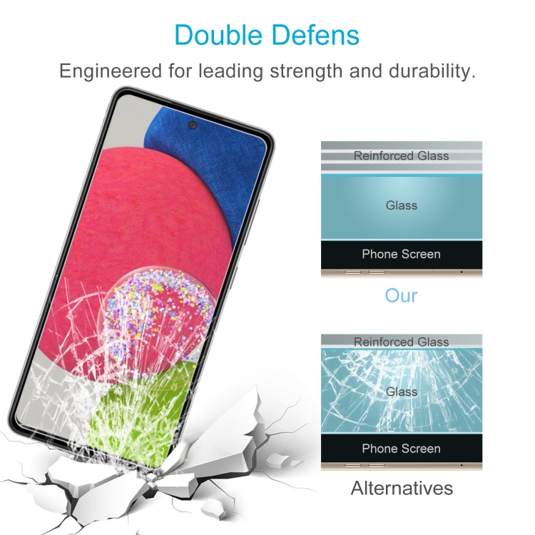 For Samsung Galaxy A52s 5G / A23s 10 PCS 0.26mm 9H 2.5D Tempered Glass Film by DIYLooks