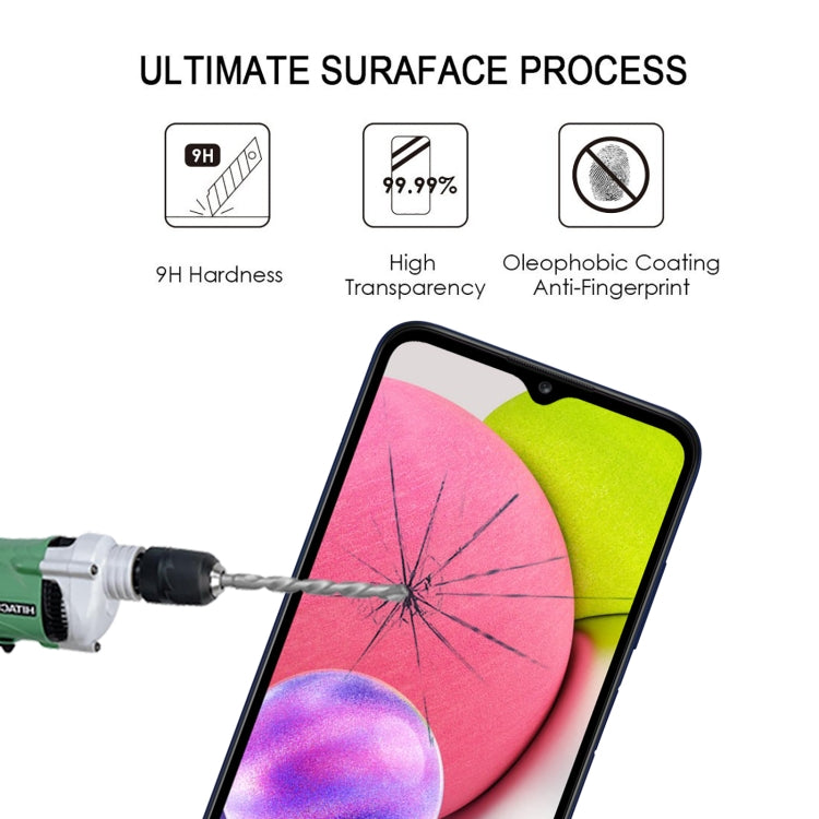 For Samsung Galaxy A03s 25 PCS Full Glue Full Cover Screen Protector Tempered Glass Film - Galaxy Tempered Glass by buy2fix | Online Shopping UK | buy2fix
