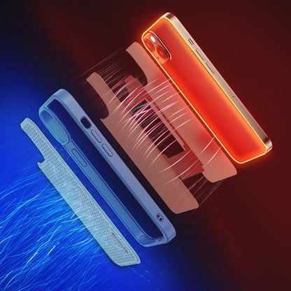 For iPhone 13 Pro Max ROCK Graphene Heat Dissipation Ultra-thin TPU Case (Blue) - iPhone 13 Pro Max Cases by ROCK | Online Shopping UK | buy2fix