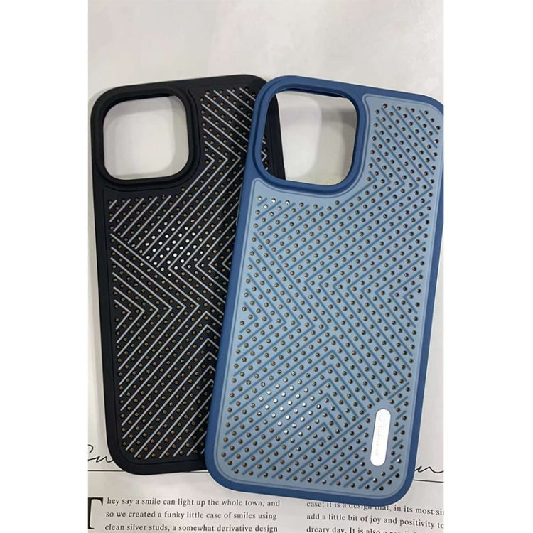 For iPhone 13 Pro Max ROCK Graphene Heat Dissipation Ultra-thin TPU Case (Blue) - iPhone 13 Pro Max Cases by ROCK | Online Shopping UK | buy2fix