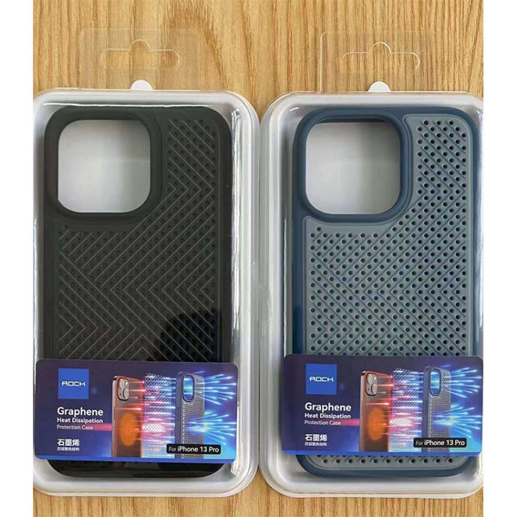 For iPhone 13 Pro Max ROCK Graphene Heat Dissipation Ultra-thin TPU Case (Blue) - iPhone 13 Pro Max Cases by ROCK | Online Shopping UK | buy2fix
