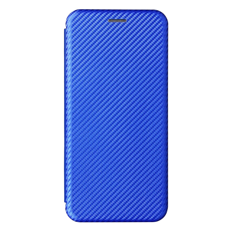 Carbon Fiber Texture Horizontal Flip TPU + PC + PU Leather Case with Card Slot For OPPO Realme GT Master(Blue) by buy2fix