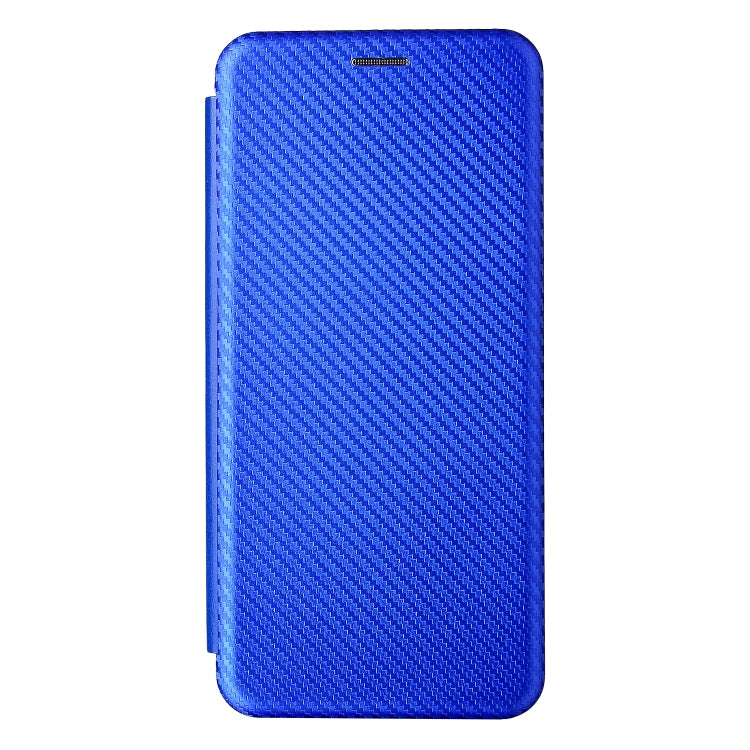 Carbon Fiber Texture Horizontal Flip TPU + PC + PU Leather Case with Card Slot For Motorola Edge 20 Lite(Blue) - Motorola Cases by buy2fix | Online Shopping UK | buy2fix