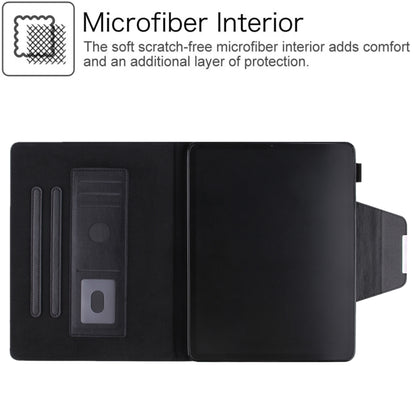 For iPad Pro 12.9 2022 / 2021 / 2020 / 2018 Solid Color Horizontal Flip Leather Tablet Case with Holder & Card Slot & Photo Frame & Wallet(Black) - iPad Pro 12.9 (2022/2021) Cases by buy2fix | Online Shopping UK | buy2fix