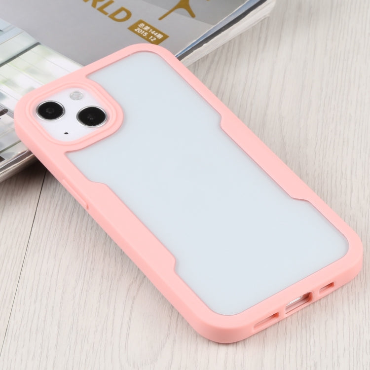 For iPhone 13 Acrylic + TPU 360 Degrees Full Coverage Shockproof Protective Case(Pink) - iPhone 13 Cases by buy2fix | Online Shopping UK | buy2fix