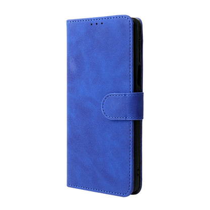 Solid Color Skin Feel Magnetic Buckle Horizontal Flip Calf Texture PU Leather Case with Holder & Card Slots & Wallet For Motorola Moto Edge 20 Pro(Blue) - Motorola Cases by buy2fix | Online Shopping UK | buy2fix