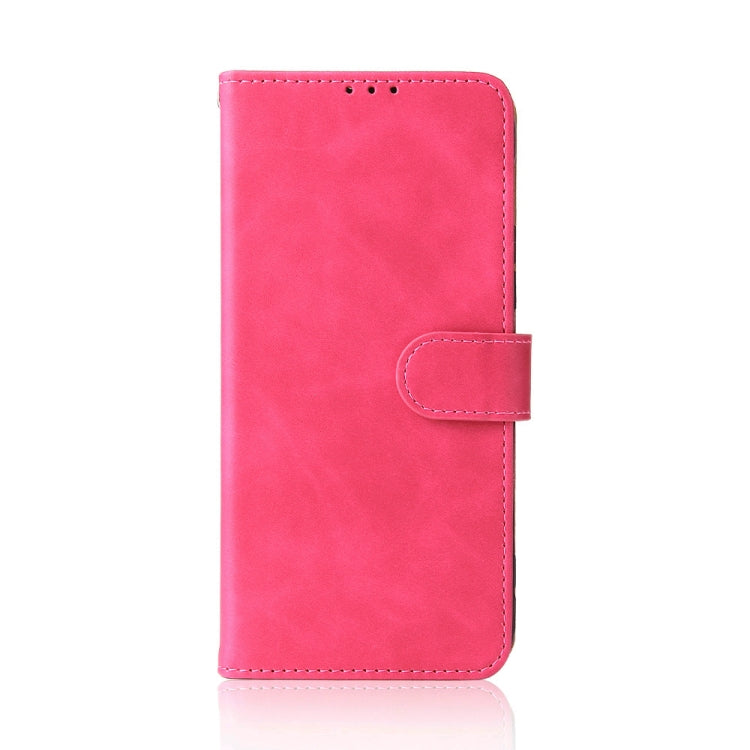 Solid Color Skin Feel Magnetic Buckle Horizontal Flip Calf Texture PU Leather Case with Holder & Card Slots & Wallet For Nokia XR20(Rose Red) - Nokia Cases by buy2fix | Online Shopping UK | buy2fix