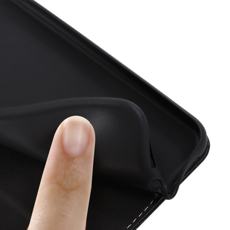 For iPhone XR GEBEI Top-grain Leather Horizontal Flip Protective Case with Holder & Card Slots(Black) - More iPhone Cases by GEBEI | Online Shopping UK | buy2fix