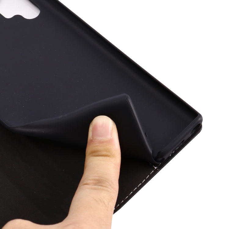 For Galaxy Note 10+ GEBEI Top-grain Leather Horizontal Flip Protective Case with Holder & Card Slots(Brown) - Galaxy Phone Cases by GEBEI | Online Shopping UK | buy2fix