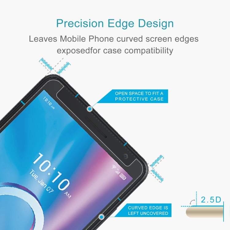 For Alcatel 1B 2020 10 PCS 0.26mm 9H 2.5D Tempered Glass Film - Alcatel Tempered Glass by buy2fix | Online Shopping UK | buy2fix