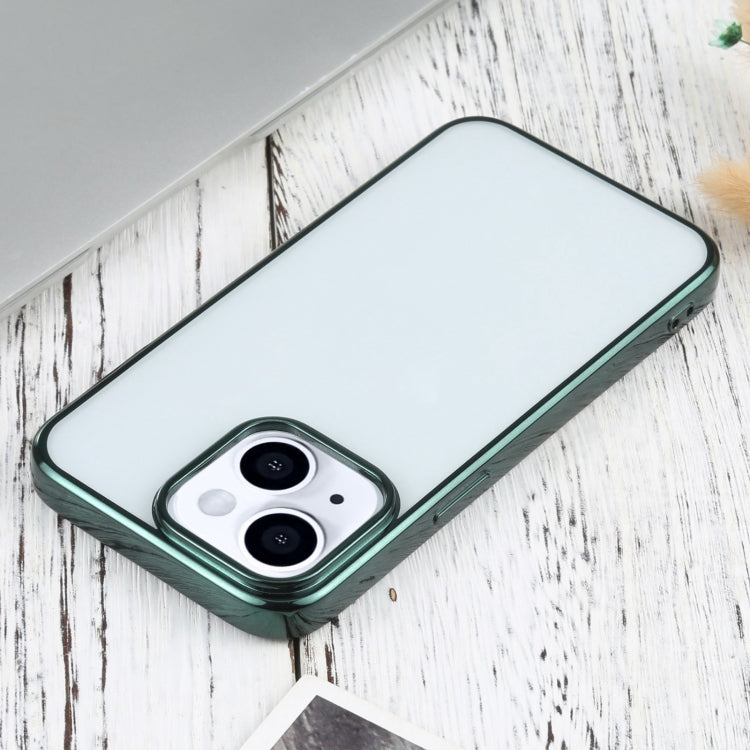 For iPhone 13 Ultra-thin Electroplating TPU Protective Case(Green) by buy2fix