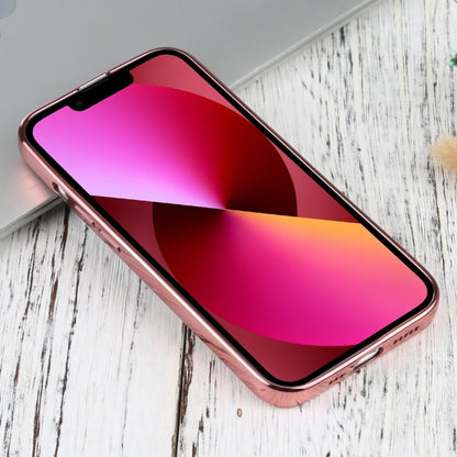 For iPhone 13 Ultra-thin Electroplating TPU Protective Case(Pink) by buy2fix