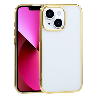 For iPhone 13 Ultra-thin Electroplating TPU Protective Case(Gold) by buy2fix
