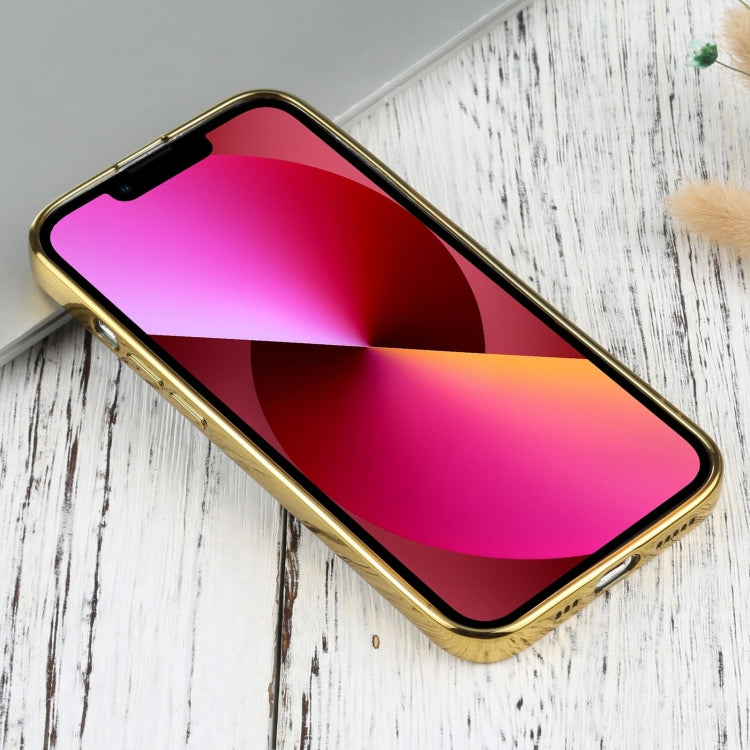 For iPhone 13 Ultra-thin Electroplating TPU Protective Case(Gold) by buy2fix