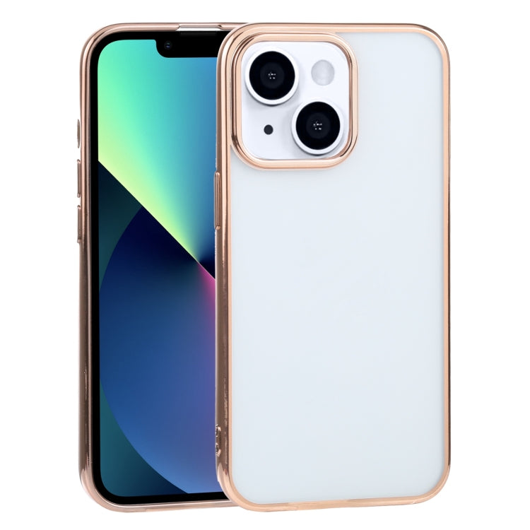 For iPhone 13 mini Ultra-thin Electroplating TPU Protective Case (Rose Gold) by buy2fix