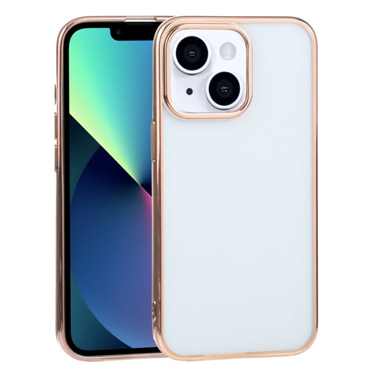 For iPhone 13 mini Ultra-thin Electroplating TPU Protective Case (Rose Gold) by buy2fix
