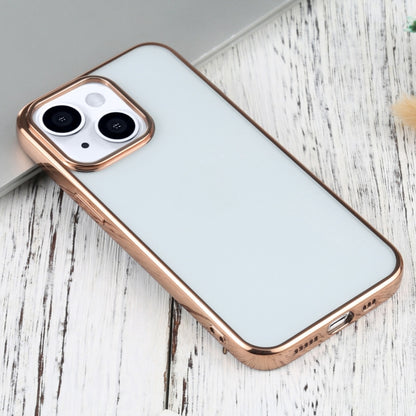 For iPhone 13 mini Ultra-thin Electroplating TPU Protective Case (Rose Gold) by buy2fix