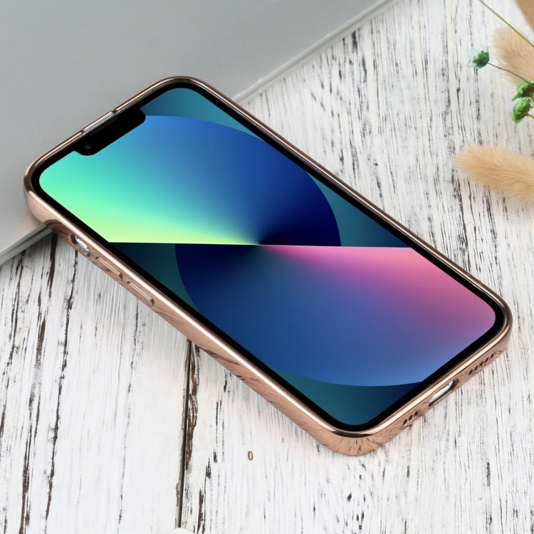 For iPhone 13 mini Ultra-thin Electroplating TPU Protective Case (Rose Gold) by buy2fix