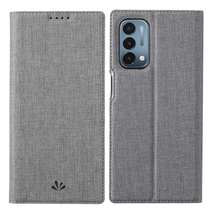 For OnePlus Nord N200 5G ViLi DMX Series Shockproof TPU + PU Leather Magnetic Attraction Horizontal Flip Case with Card Slot & Holder(Grey) - OnePlus Cases by ViLi | Online Shopping UK | buy2fix