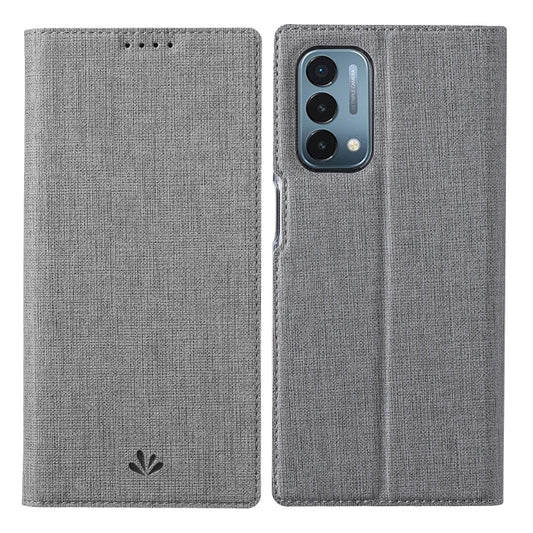 For OnePlus Nord N200 5G ViLi DMX Series Shockproof TPU + PU Leather Magnetic Attraction Horizontal Flip Case with Card Slot & Holder(Grey) - OnePlus Cases by ViLi | Online Shopping UK | buy2fix