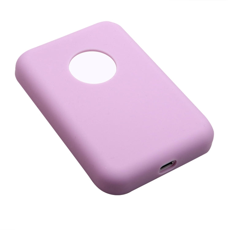 Ultra-Thin Magsafing Silicone Case for Magsafe Battery Pack(Purple) - Others Accessories by buy2fix | Online Shopping UK | buy2fix