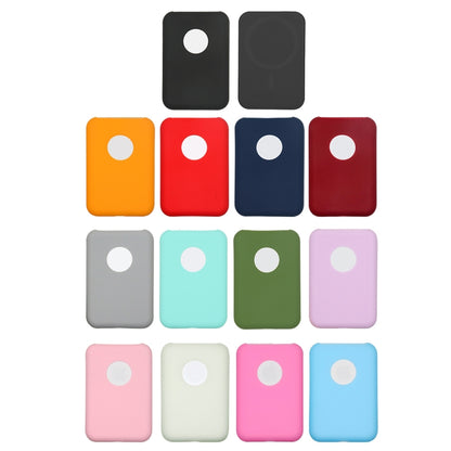 Ultra-Thin Magsafing Silicone Case for Magsafe Battery Pack(Fluorescent Green) - Others Accessories by buy2fix | Online Shopping UK | buy2fix