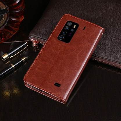 For Ulefone Armor 11 5G idewei Crazy Horse Texture Horizontal Flip Leather Case with Holder & Card Slots & Wallet(Brown) by idewei