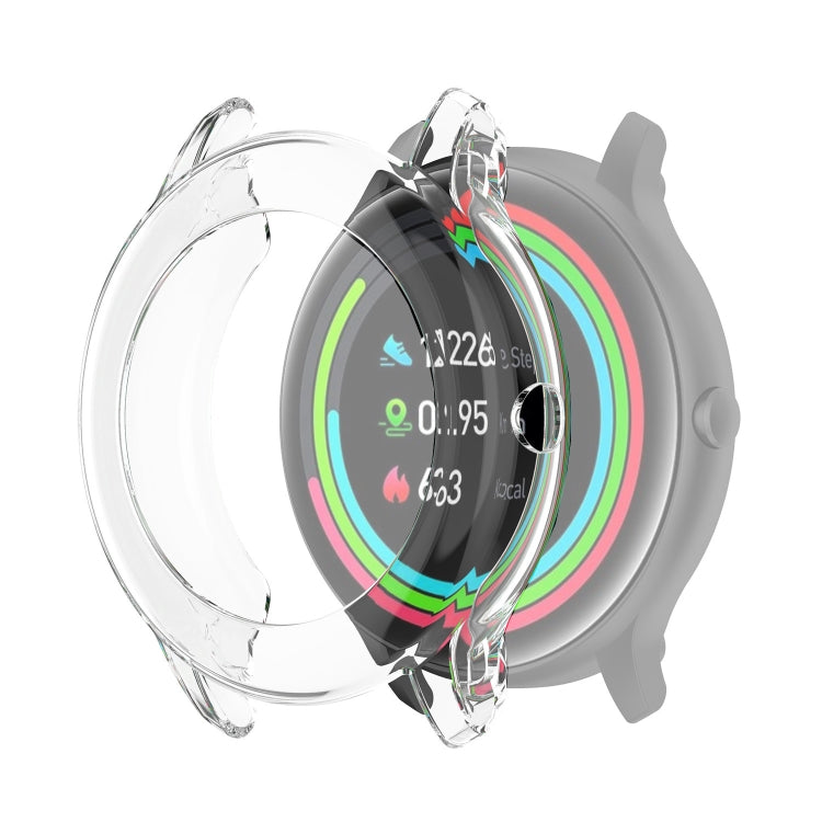 For Xiaomi IMILAB KW66 / YAMAY SW022 Half Coverage Hollowed TPU Protective Case(Transparent White) by buy2fix
