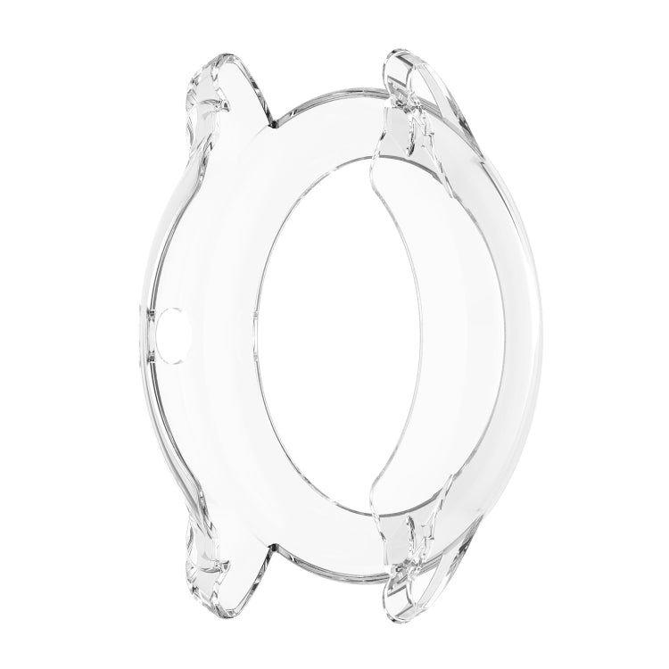 For Xiaomi IMILAB KW66 / YAMAY SW022 Half Coverage Hollowed TPU Protective Case(Transparent White) by buy2fix