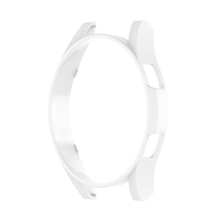 For Samsung Galaxy Watch4 Classic 42mm Half Coverage Hollowed PC Protective Case(White) - Watch Cases by buy2fix | Online Shopping UK | buy2fix