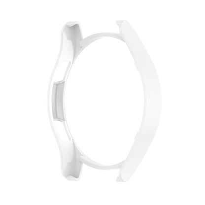 For Samsung Galaxy Watch4 Classic 42mm Half Coverage Hollowed PC Protective Case(White) - Watch Cases by buy2fix | Online Shopping UK | buy2fix