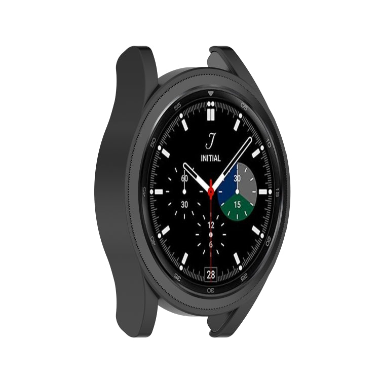 For Samsung Galaxy Watch4 Classic 42mm Half Coverage Hollowed PC Protective Case(Black) - Watch Cases by buy2fix | Online Shopping UK | buy2fix