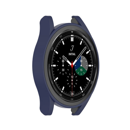 For Samsung Galaxy Watch4 Classic 46mm Half Coverage Hollowed PC Protective Case(Midnight Blue) - Watch Cases by buy2fix | Online Shopping UK | buy2fix