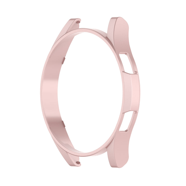 For Samsung Galaxy Watch4 44mm Half Coverage Hollowed PC Protective Case(Rose Gold) - Watch Cases by buy2fix | Online Shopping UK | buy2fix