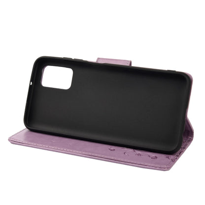 Butterfly Flower Pattern Horizontal Flip Leather Case with Holder & Card Slots & Wallet For Xiaomi Redmi 10(Light Purple) by buy2fix