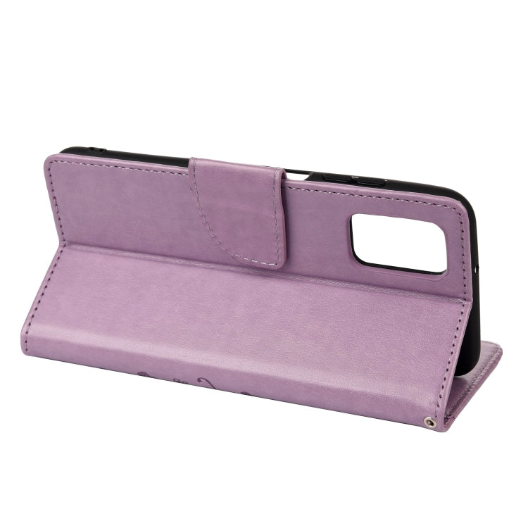 Butterfly Flower Pattern Horizontal Flip Leather Case with Holder & Card Slots & Wallet For Xiaomi Redmi 10(Light Purple) by buy2fix