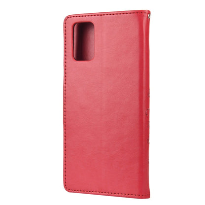 Butterfly Flower Pattern Horizontal Flip Leather Case with Holder & Card Slots & Wallet For Xiaomi Redmi 10(Red) - Xiaomi Cases by buy2fix | Online Shopping UK | buy2fix