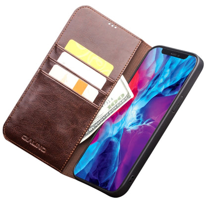 For iPhone 13 QIALINO Horizontal Flip Leather Case with Holder & Card Slots & Wallet Pro(Brown) - iPhone 13 Cases by QIALINO | Online Shopping UK | buy2fix