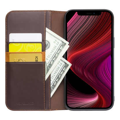 For iPhone 13 QIALINO Business Horizontal Flip Leather Case with Holder & Card Slots & Wallet(Brown) - iPhone 13 Cases by QIALINO | Online Shopping UK | buy2fix