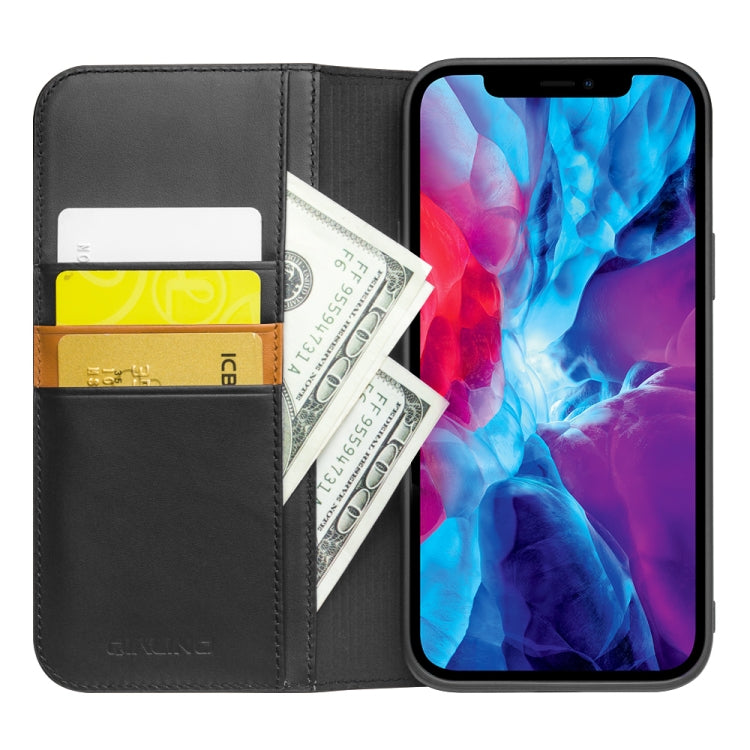 For iPhone 13 Pro QIALINO Business Horizontal Flip Leather Case with Holder & Card Slots & Wallet (Black) - iPhone 13 Pro Cases by QIALINO | Online Shopping UK | buy2fix