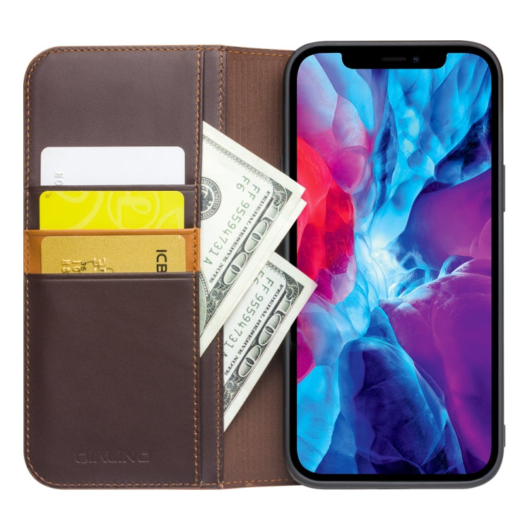 For iPhone 13 Pro QIALINO Business Horizontal Flip Leather Case with Holder & Card Slots & Wallet (Brown) - iPhone 13 Pro Cases by QIALINO | Online Shopping UK | buy2fix