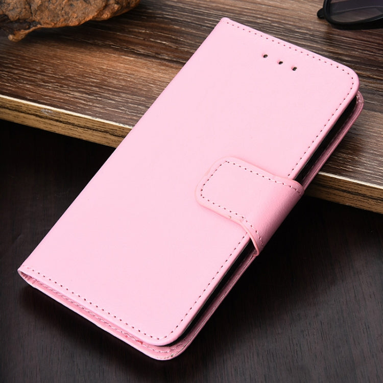 For iPhone 13 Crystal Texture Horizontal Flip Leather Case with Holder & Card Slots & Wallet(Pink) - iPhone 13 Cases by buy2fix | Online Shopping UK | buy2fix