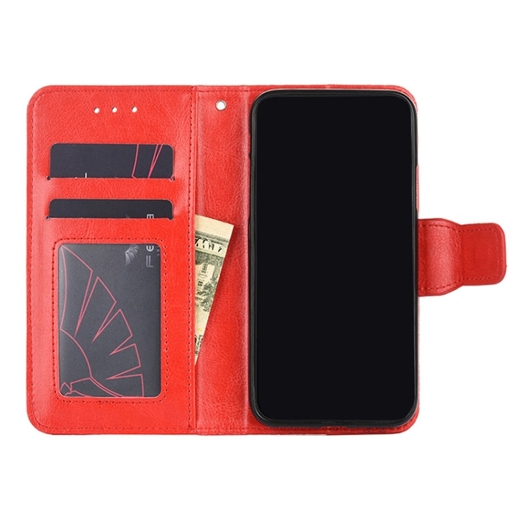 For iPhone 13 Crystal Texture Horizontal Flip Leather Case with Holder & Card Slots & Wallet(Red) - iPhone 13 Cases by buy2fix | Online Shopping UK | buy2fix