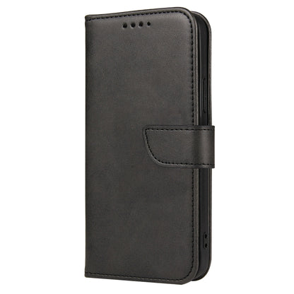 For iPhone 13 mini Calf Texture Buckle Horizontal Flip Leather Case with Holder & Card Slots & Wallet (Black) by buy2fix