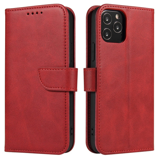 For iPhone 13 mini Calf Texture Buckle Horizontal Flip Leather Case with Holder & Card Slots & Wallet (Red) by buy2fix
