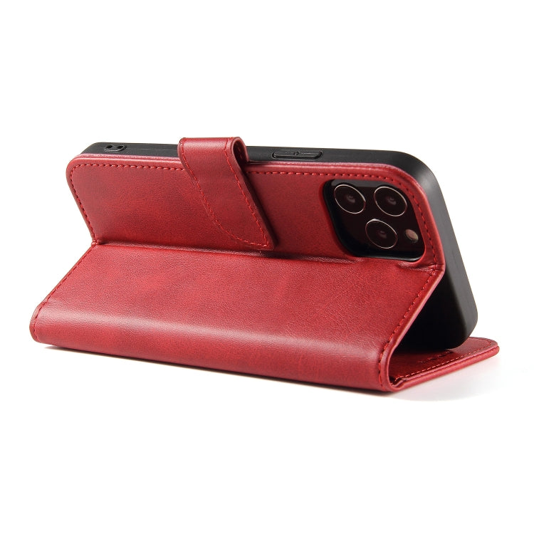 For iPhone 13 mini Calf Texture Buckle Horizontal Flip Leather Case with Holder & Card Slots & Wallet (Red) by buy2fix