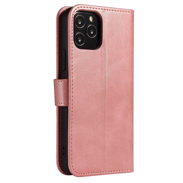 For iPhone 13 Calf Texture Buckle Horizontal Flip Leather Case with Holder & Card Slots & Wallet(Rose Gold) - iPhone 13 Cases by buy2fix | Online Shopping UK | buy2fix