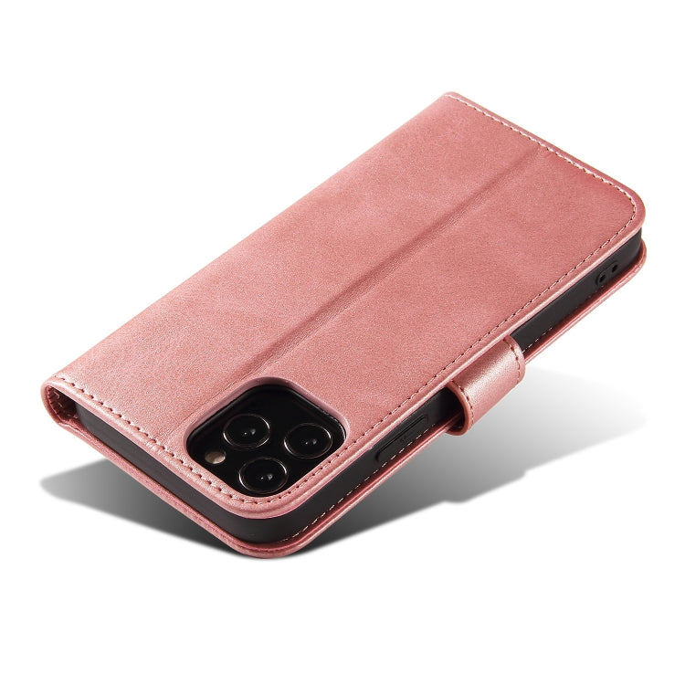 For iPhone 13 Pro Calf Texture Buckle Horizontal Flip Leather Case with Holder & Card Slots & Wallet (Rose Gold) - iPhone 13 Pro Cases by buy2fix | Online Shopping UK | buy2fix