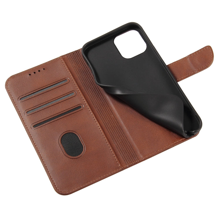 For iPhone 13 Pro Calf Texture Buckle Horizontal Flip Leather Case with Holder & Card Slots & Wallet (Brown) - iPhone 13 Pro Cases by buy2fix | Online Shopping UK | buy2fix