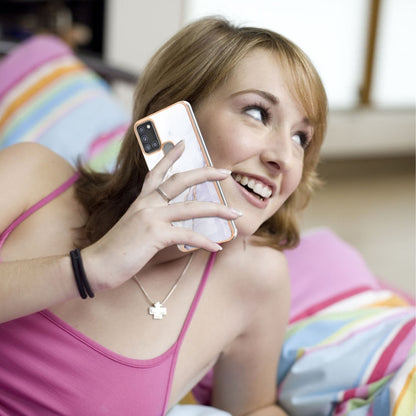 For Samsung Galaxy A21s Electroplating Marble Pattern Dual-side IMD TPU Shockproof Case(White 006) by buy2fix